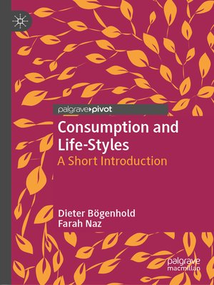 cover image of Consumption and Life-Styles